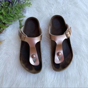 Birkenstock Copper Gizeh Sandals Size 33 Kid’s 2